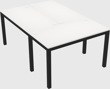 Shared office desks