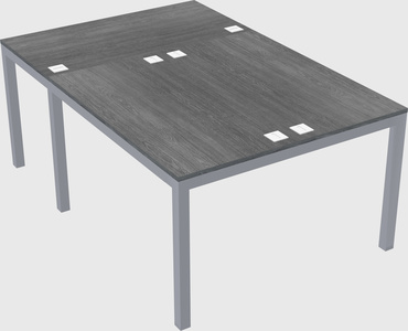 Shared office desks