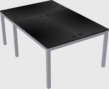 Shared office desks