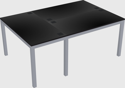 Shared office desks