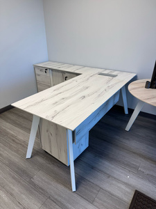L-shaped desk