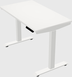 Single motor electric desk