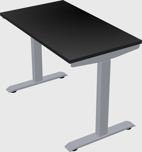 Single motor electric desk