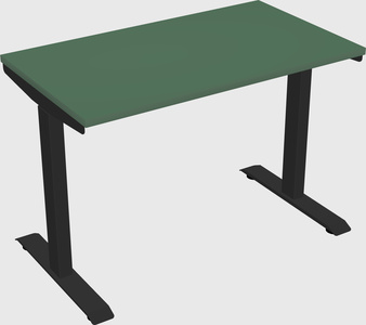 Single motor electric desk