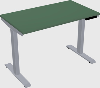 Single motor electric desk
