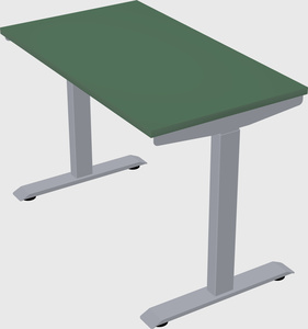 Single motor electric desk