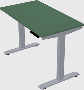 Single motor electric desk