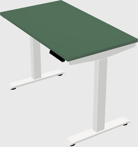 Single motor electric desk