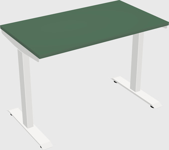 Single motor electric desk