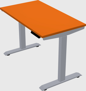 Single motor electric desk
