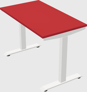 Single motor electric desk