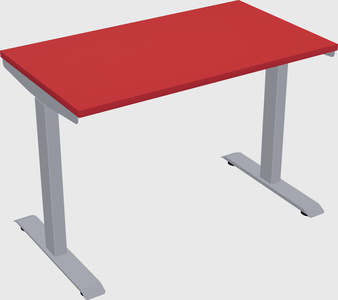 Single motor electric desk