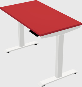 Single motor electric desk