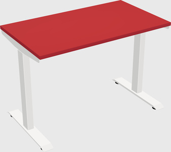 Single motor electric desk
