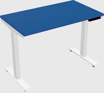 Single motor electric desk