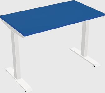 Single motor electric desk