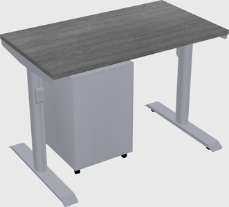 Dual motor electric desk