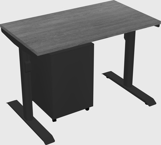 Dual motor electric desk