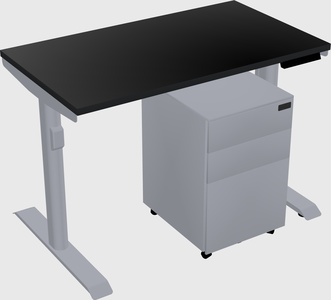 Dual motor electric desk