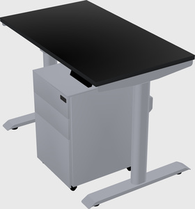 Dual motor electric desk