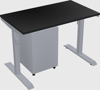 Dual motor electric desk