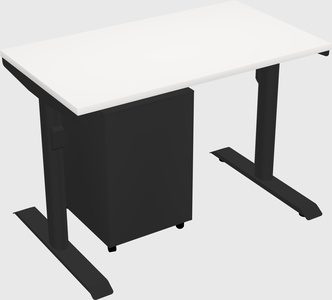 Dual motor electric desk