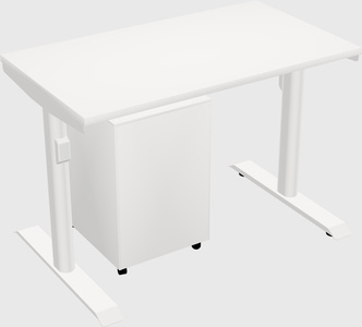Dual motor electric desk