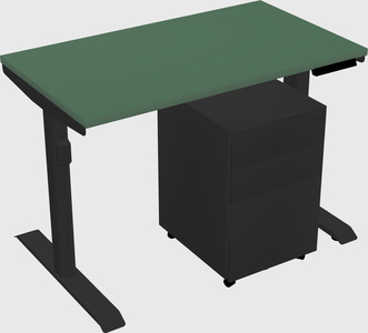 Dual motor electric desk