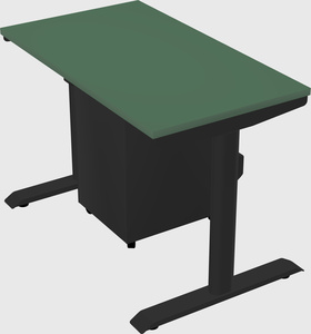 Dual motor electric desk