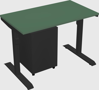 Dual motor electric desk