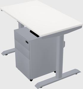 Dual motor electric desk