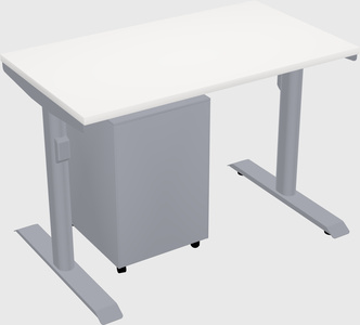 Dual motor electric desk