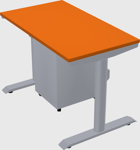 Dual motor electric desk
