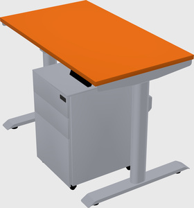 Dual motor electric desk