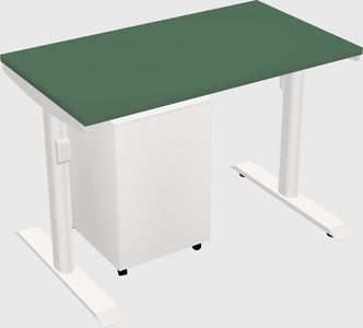 Dual motor electric desk