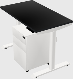 Dual motor electric desk