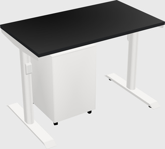 Dual motor electric desk