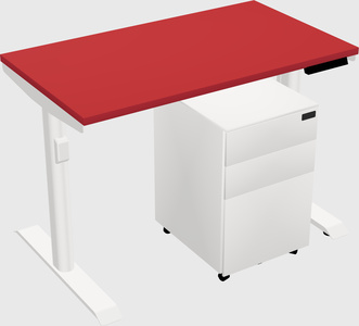 Dual motor electric desk