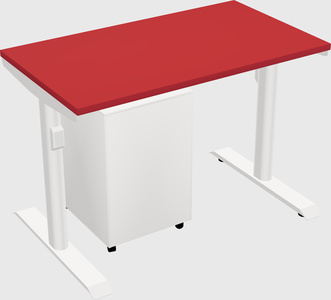 Dual motor electric desk