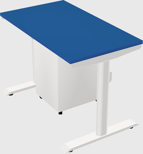 Dual motor electric desk