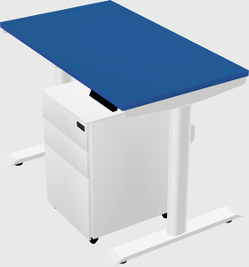Dual motor electric desk