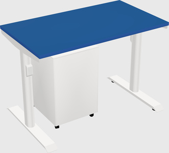 Dual motor electric desk