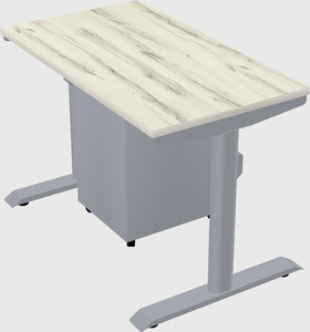 Dual motor electric desk