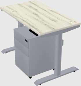 Dual motor electric desk