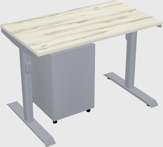 Dual motor electric desk