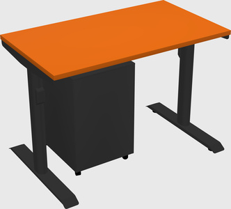 Dual motor electric desk