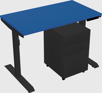 Dual motor electric desk