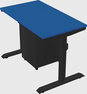 Dual motor electric desk