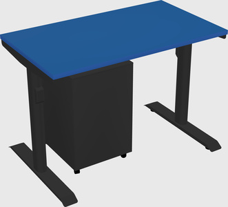 Dual motor electric desk
