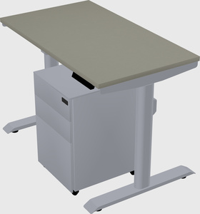 Dual motor electric desk